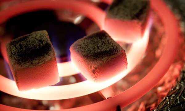 How to light and heat up your hookah coals.